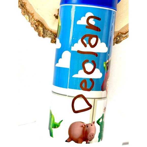 Storytelling Toys Sublimation Reusable Tumbler, Toddler Sippy Cup with Straw - Picture 6 of 10